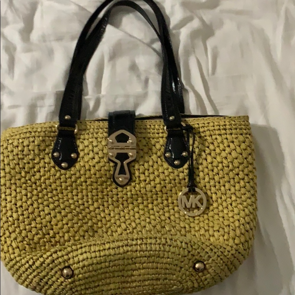 Michael Kors straw bag